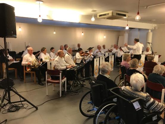 Kerstviering in WZC H. Vander Stokken, Pepingen