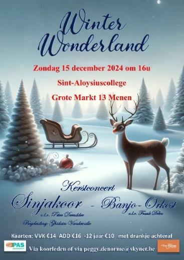 Kerstconcert met het Sinjakoor