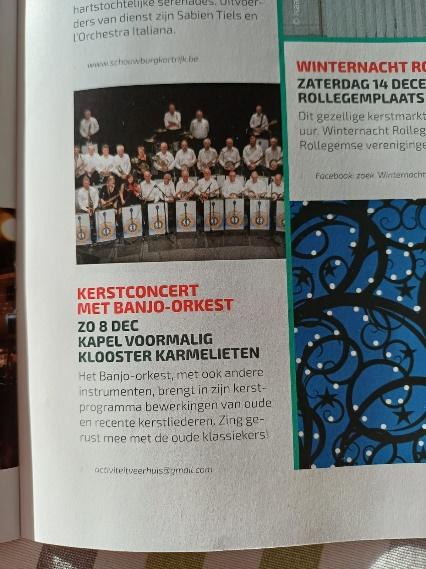 Kerstconcert in de kapel